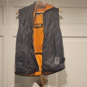 Chrome reversible mens vest